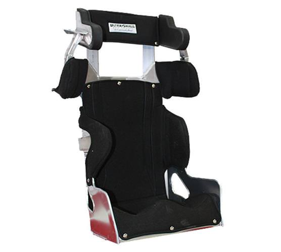 Ultra Shield Seat, Economy Full Containment Halo, 15 in Wide, 20 Degree Layback, Snap Cover Included, Aluminum, Natural