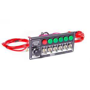 QuickCar 50-866 - Switch Panel, 6 Toggle/1 Momentary + Lights