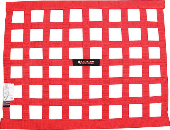 Window Net Border Style 18 x 24 SFI Red