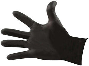Black Nitrile Gloves LG Chemical Resistant