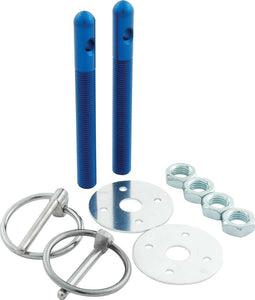Alum Hood Pin Kit 3/8in Blue