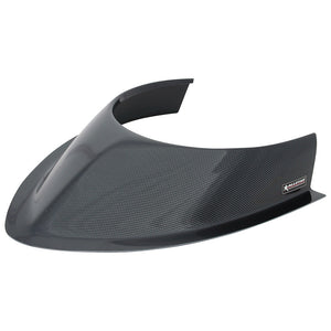 Tapered Front Hood Scoop Long 3-1/2in Curved