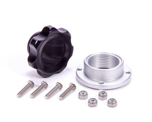 Filler Cap Black with Bolt-In Alum Bung Small