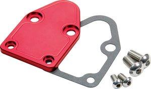 SBC F/P Block Off Plate Red