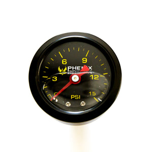 Phenix Fuel Pressure Gauge Carbureted - F305015-3
